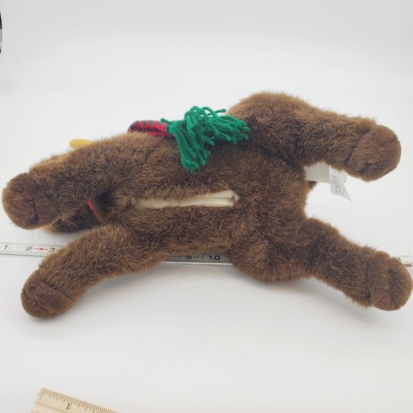 Singing Christmas Moose Plush Stuffed Animal Toy Holiday Fun World Musical‎ 16" - Picture 7 of 7